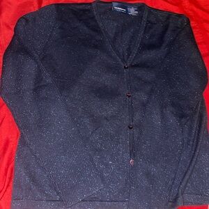 Liz Claiborne Dark Blue Knit Top